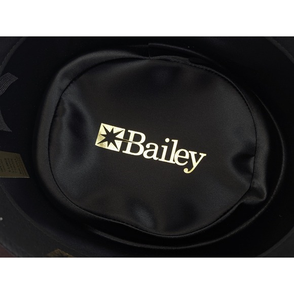 Bailey Jett Pork Pie Burgundy 100% Wool Hat Fedora Mens XL Bollman Company - Picture 10 of 13